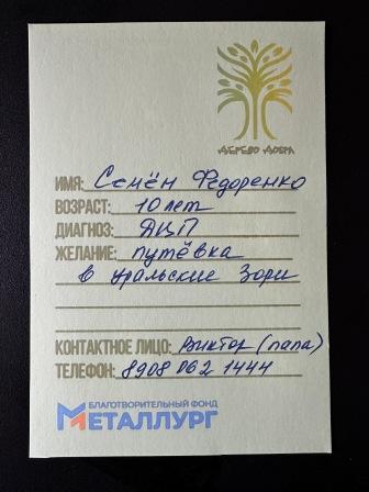 Галерея акции "Дерево добра"