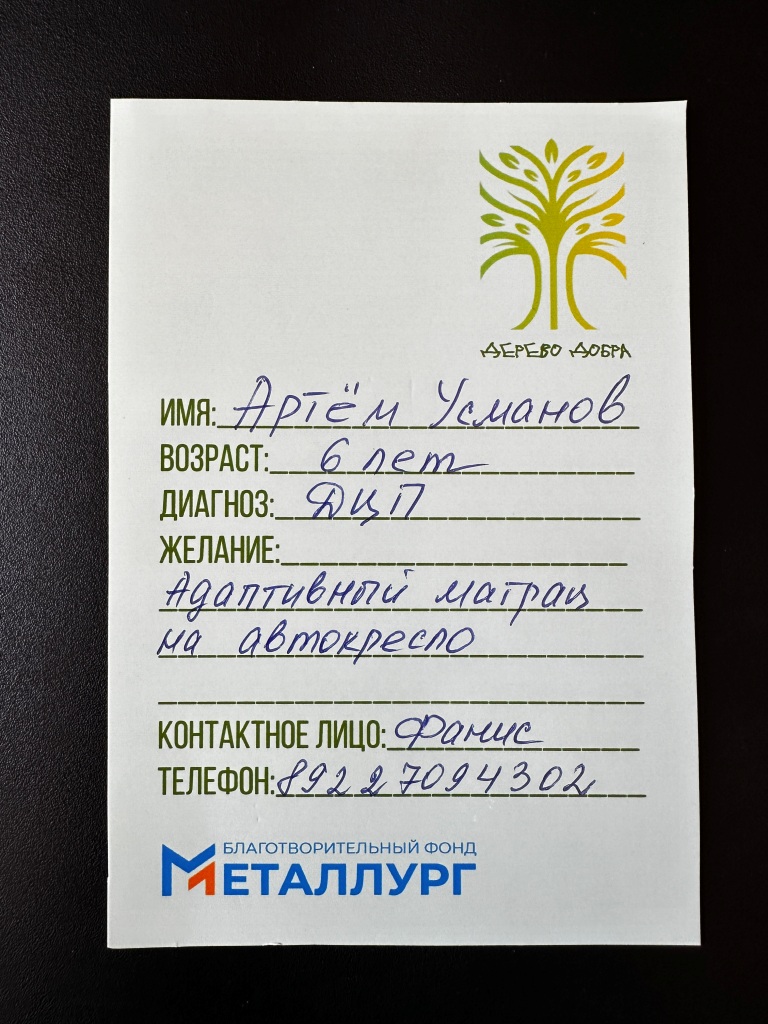 Галерея акции "Дерево добра"